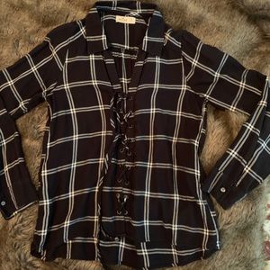 Hollister Lace Up Top